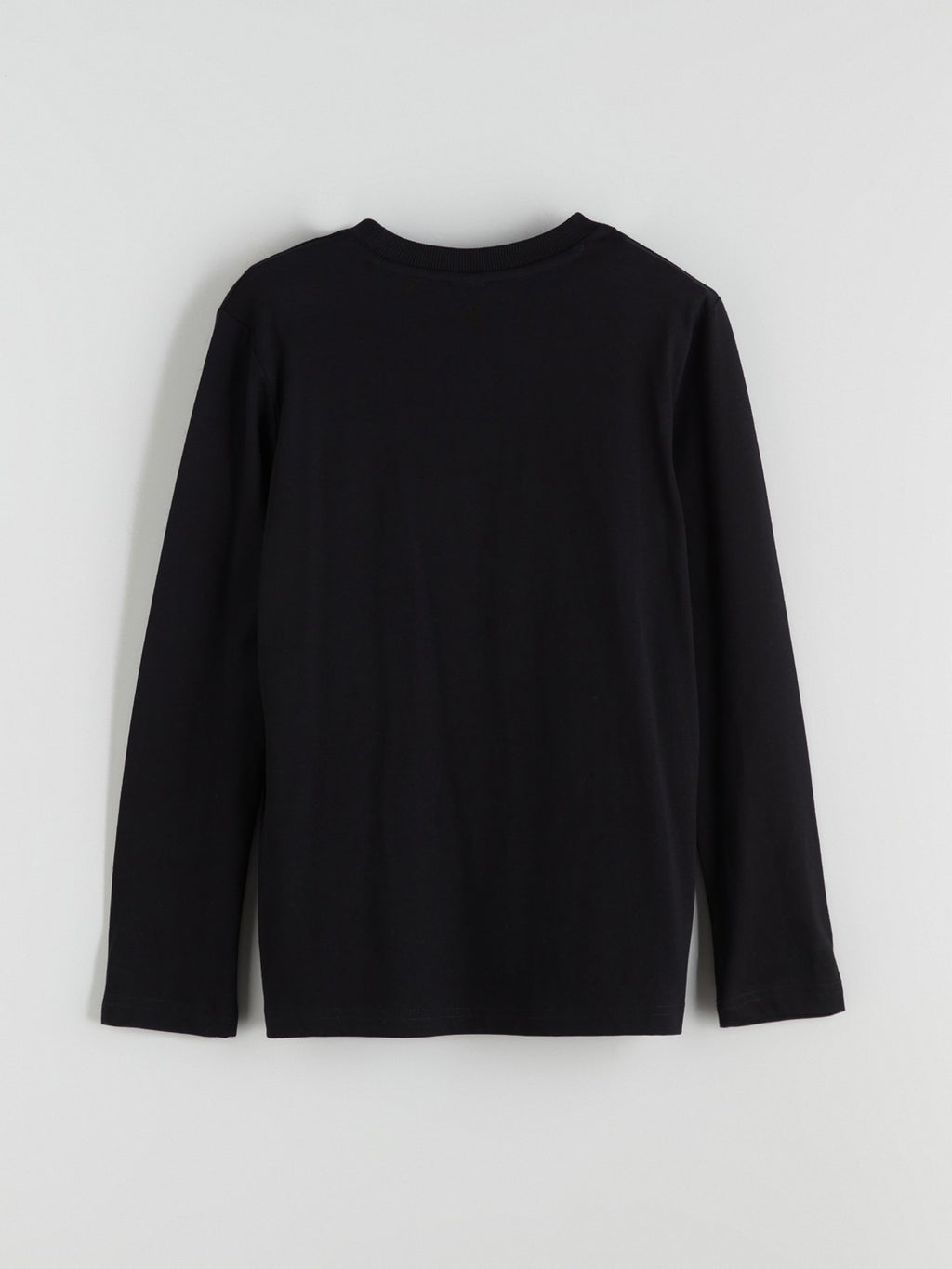 LCW Kids Black Crew Neck Boys T-Shirt