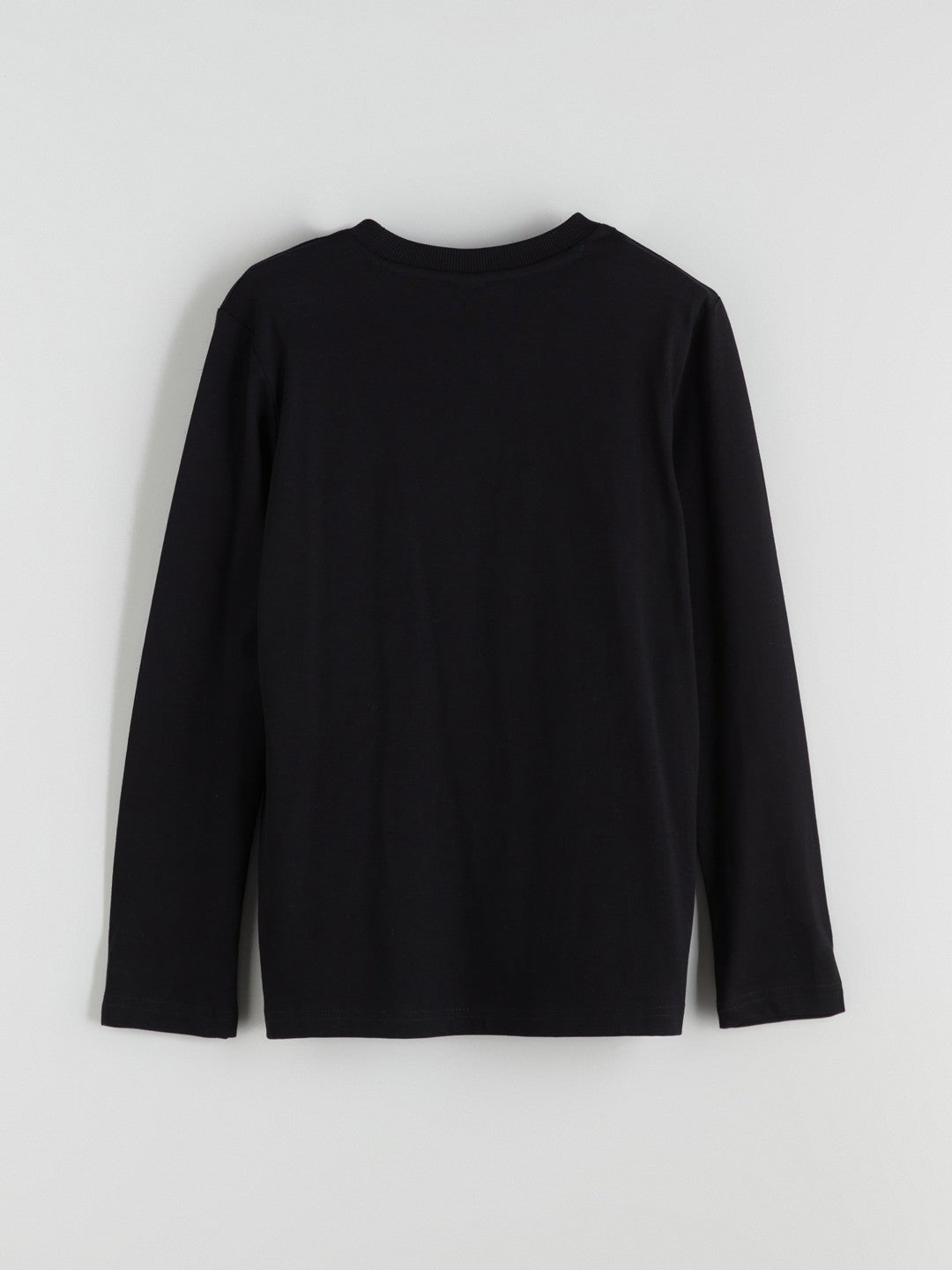 LCW Kids Black Crew Neck Boys T-Shirt