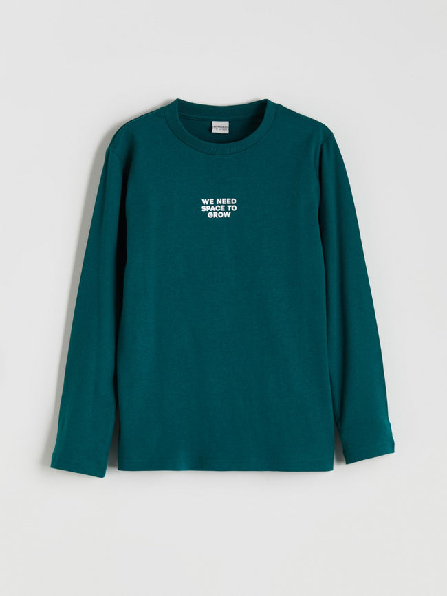 LCW Kids Black Crew Neck Boys T-Shirt Hover Image