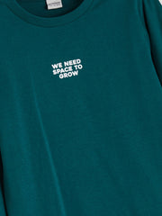 LCW Kids Black Crew Neck Boys T-Shirt