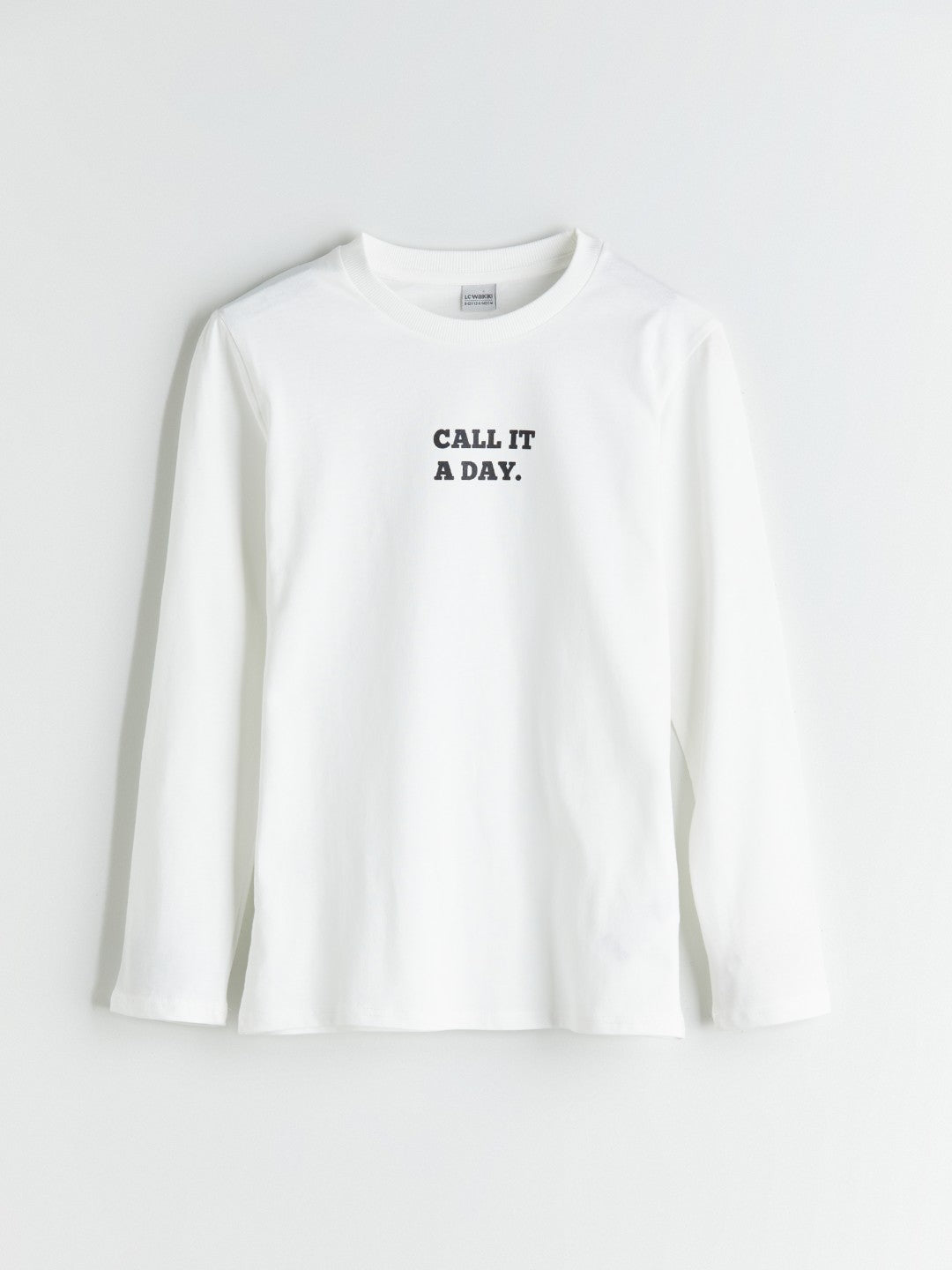 LCW Kids Black Crew Neck Boys T-Shirt