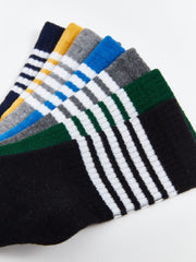 LCW Kids Mixed Striped Boys Ankle Socks 7-Pack