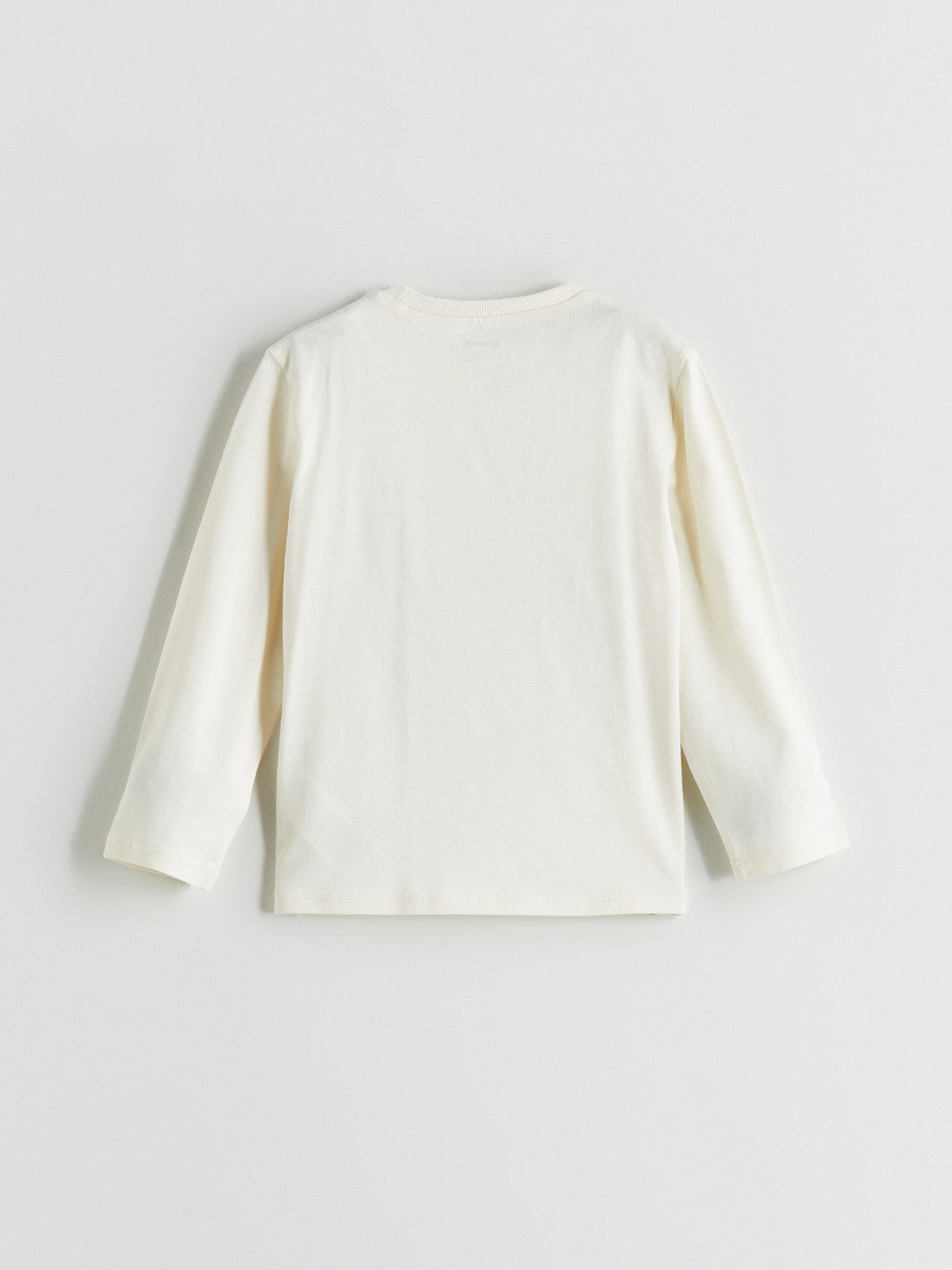 LCW Kids Beige Crew Neck Tiger Printed Boys T-Shirt