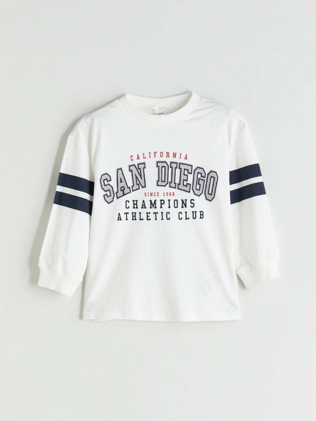 LCW Kids Ecru Crew Neck Boys T-Shirt 2-Pack