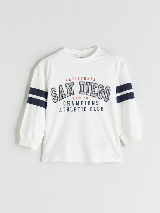 LCW Kids Ecru Crew Neck Boys T-Shirt 2-Pack Main Image