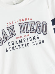 LCW Kids Ecru Crew Neck Boys T-Shirt 2-Pack