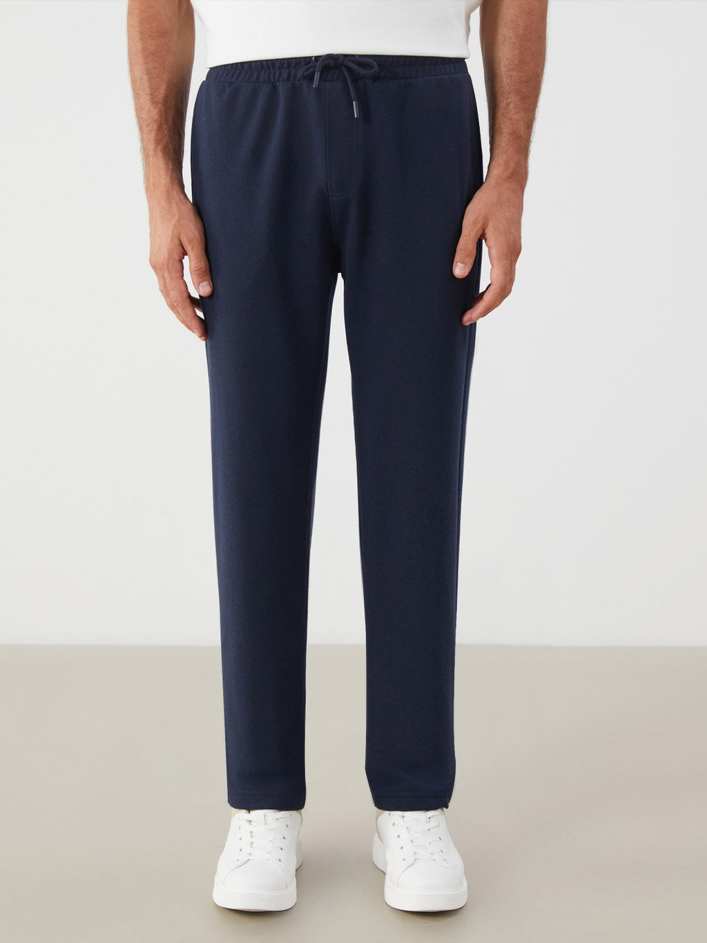 LCW Classic Black Plus Size Standard Fit Men Tracksuit Bottoms