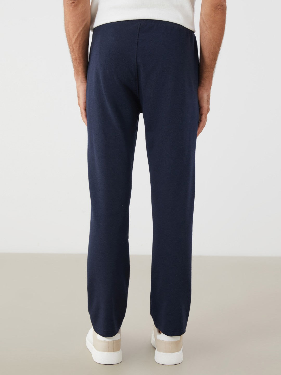 LCW Classic Black Plus Size Standard Fit Men Tracksuit Bottoms