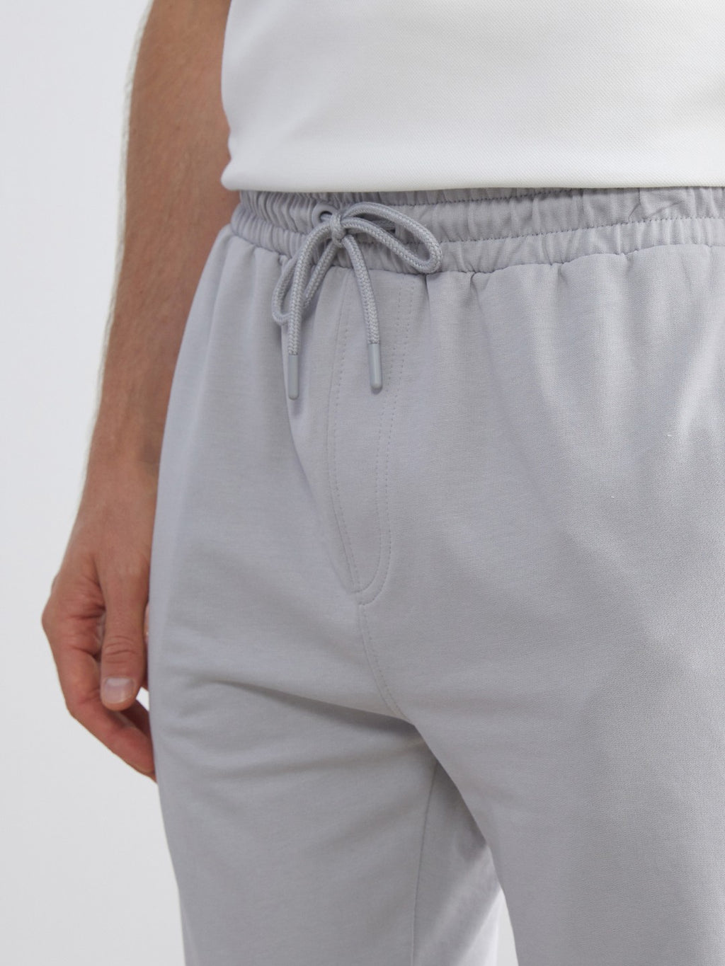 LCW Classic Black Plus Size Standard Fit Men Tracksuit Bottoms