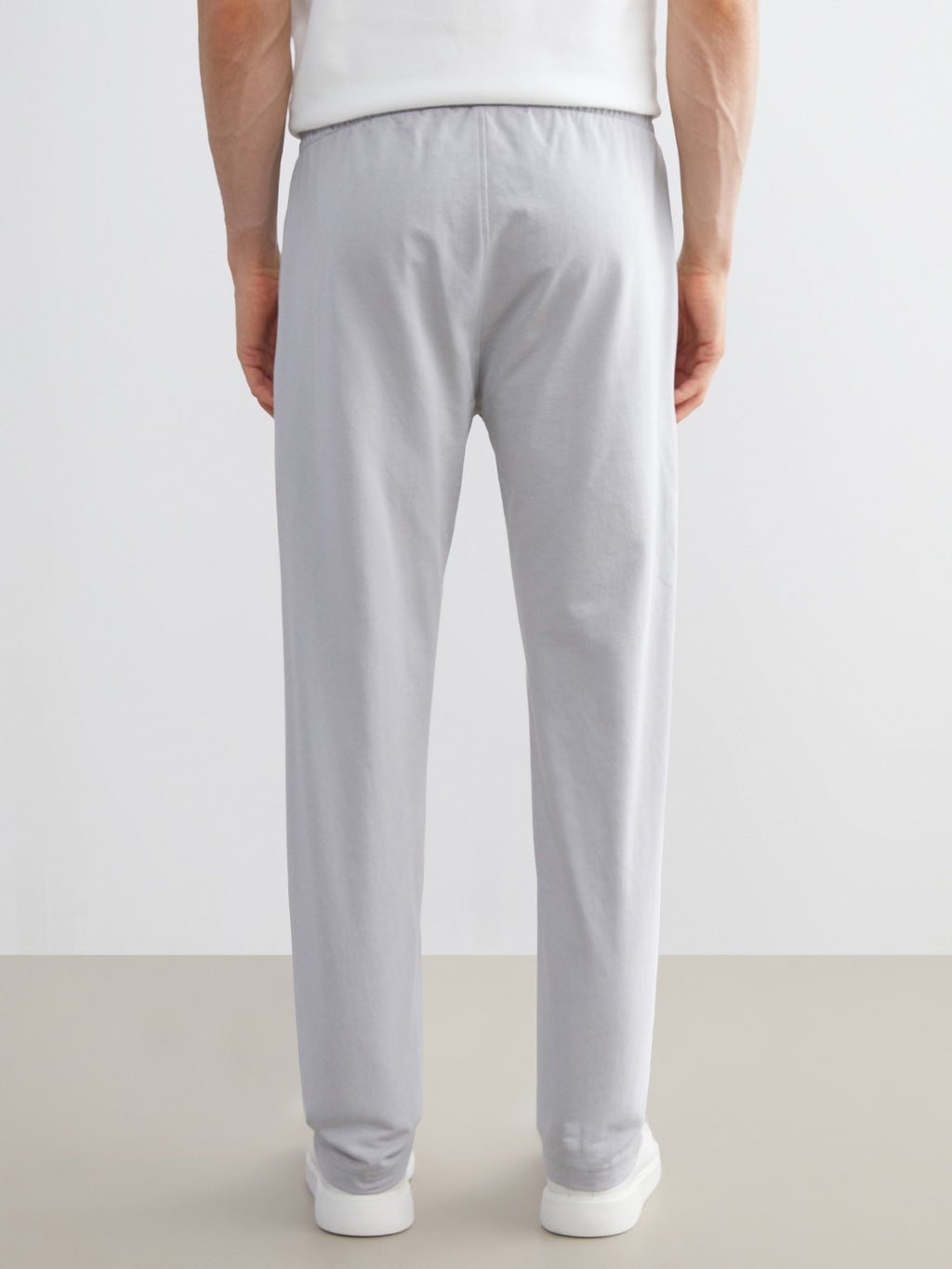 LCW Classic Black Plus Size Standard Fit Men Tracksuit Bottoms