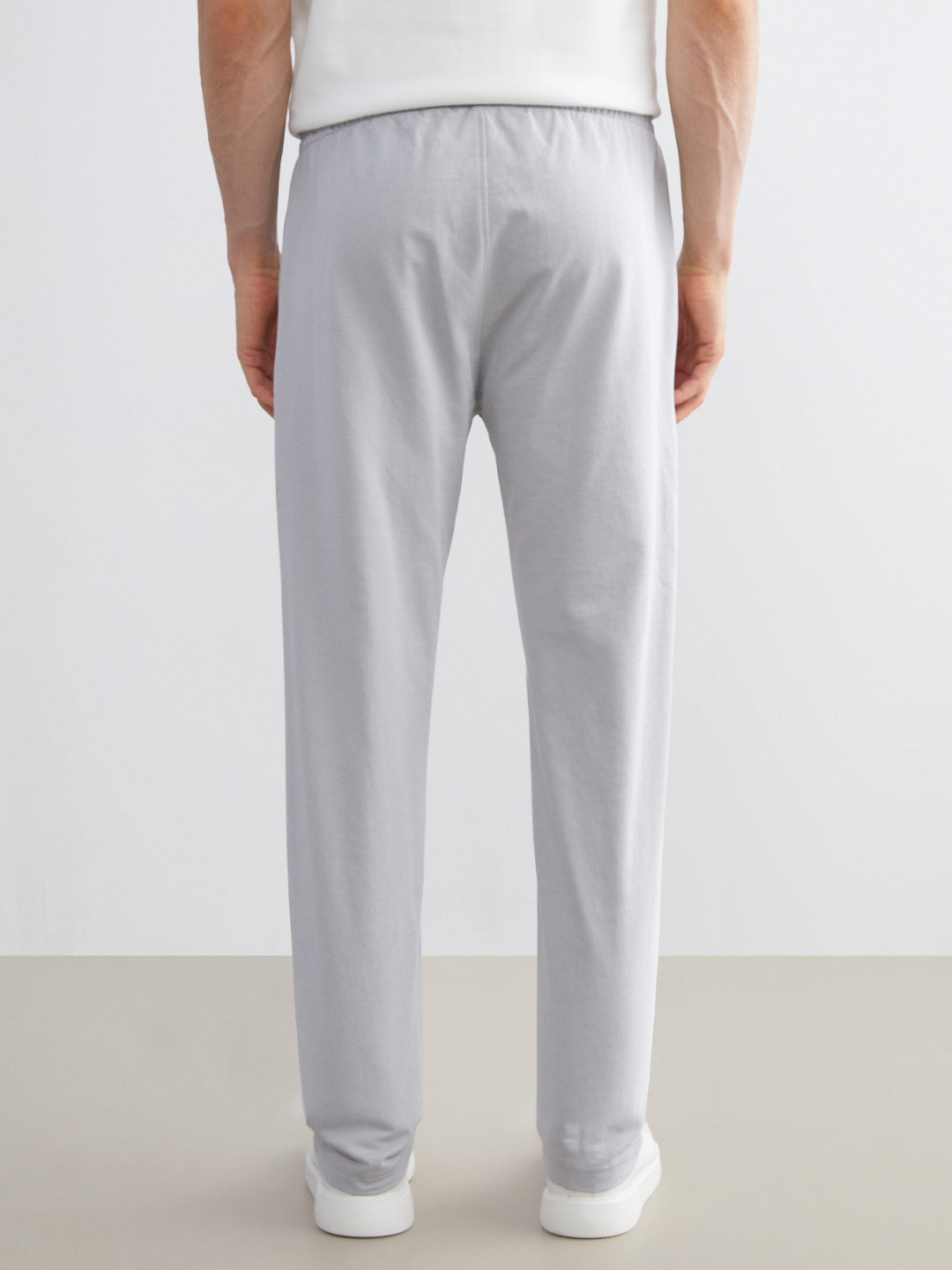 LCW Classic Black Plus Size Standard Fit Men Tracksuit Bottoms