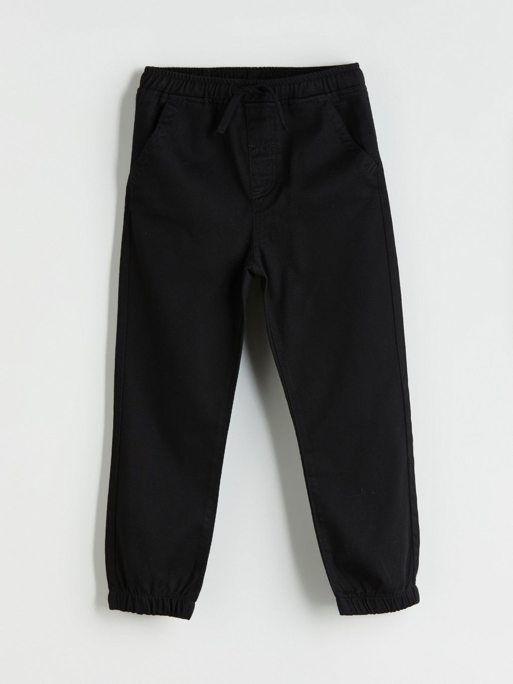 LCW Kids Black Elastic Waist Boy Jogger Pants