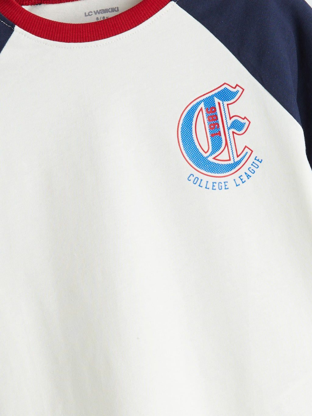 LCW Kids Ecru Crew Neck Boys T-Shirt 2-Pack