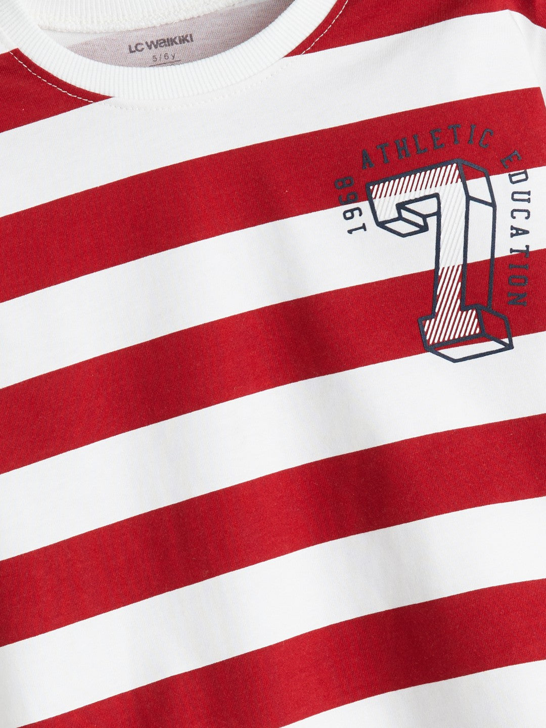 LCW Kids Ecru Crew Neck Boys T-Shirt 2-Pack