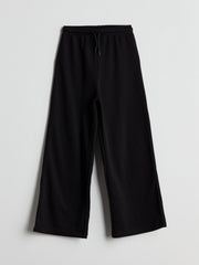 LCW Kids Black Elastic Waist Girls Tracksuit Bottoms