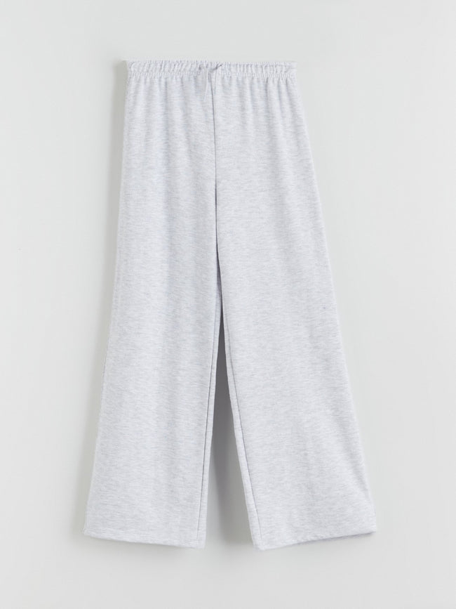 LCW Kids Black Elastic Waist Girls Tracksuit Bottoms Hover Image