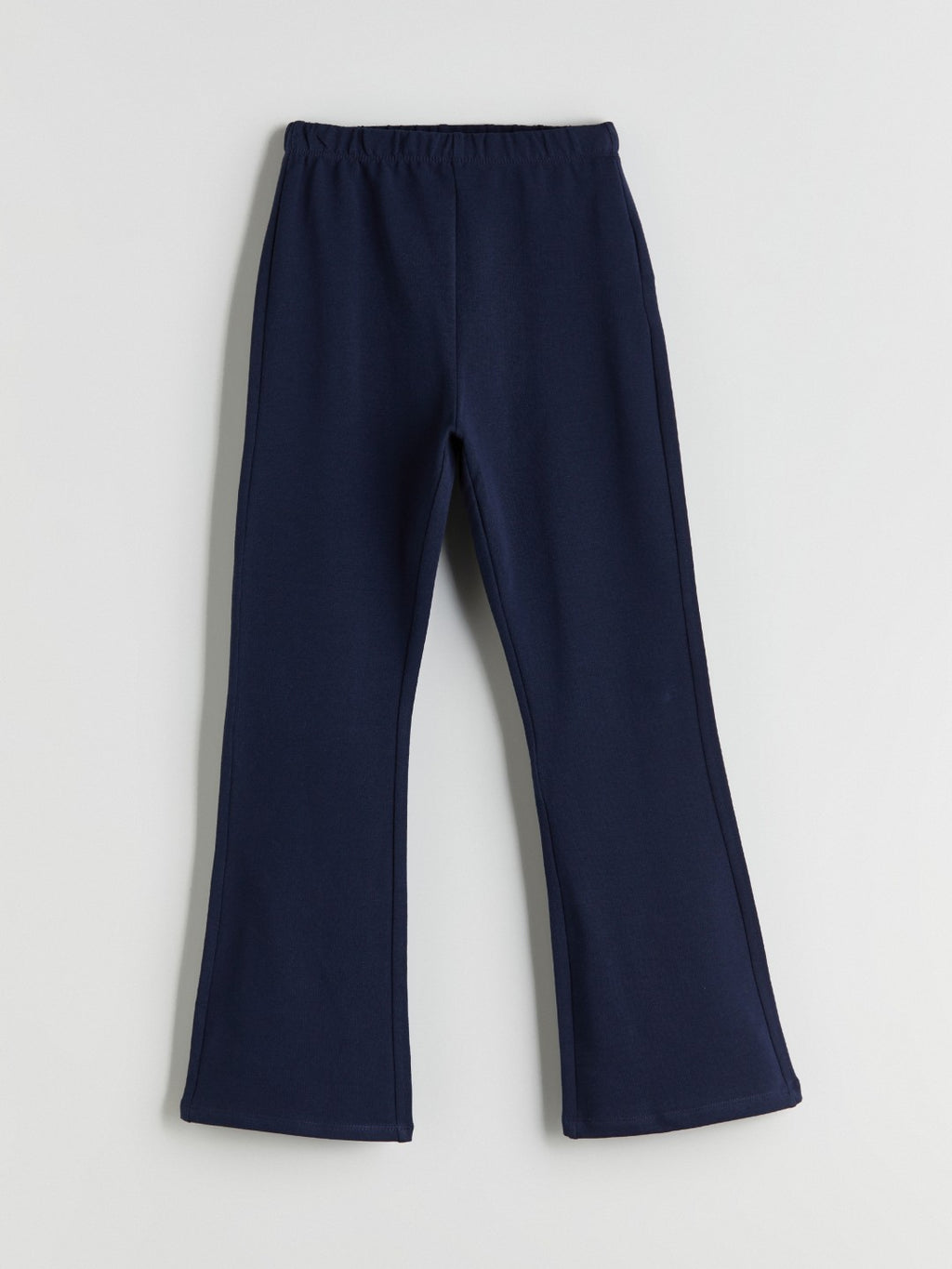 LCW Kids Black Elastic Waist Bell-Bottomed Girls Leggings