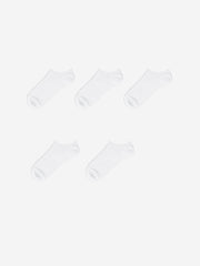 LCW Dream White Women Plain Ankle Socks 5-Pack