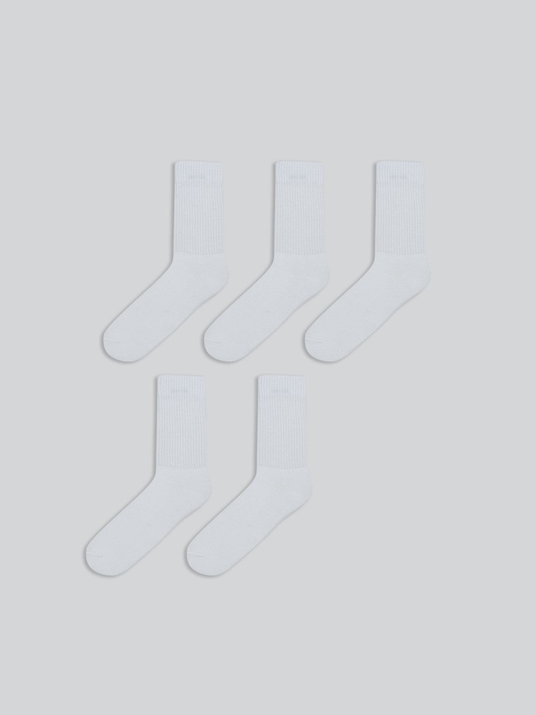 LCW Accessories White Men Ankle Socks 5-Pack