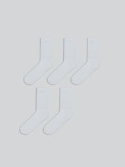 LCW Accessories White Men Ankle Socks 5-Pack