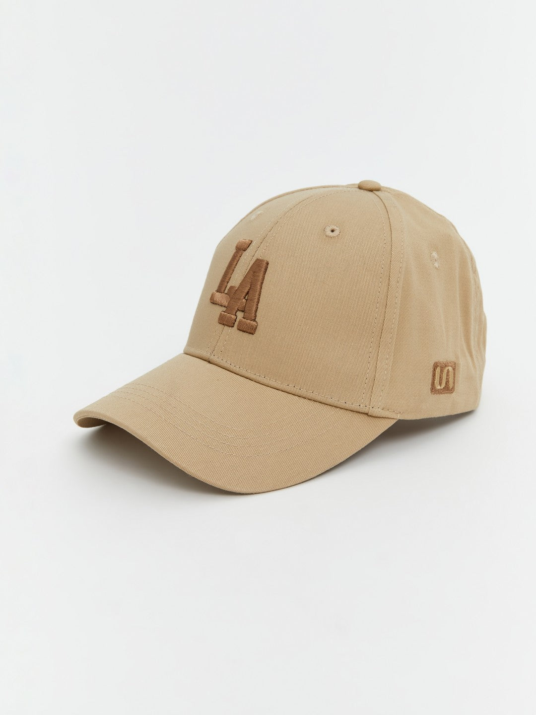 LCW Accessories Brown La Embroidered Men Cap Hat