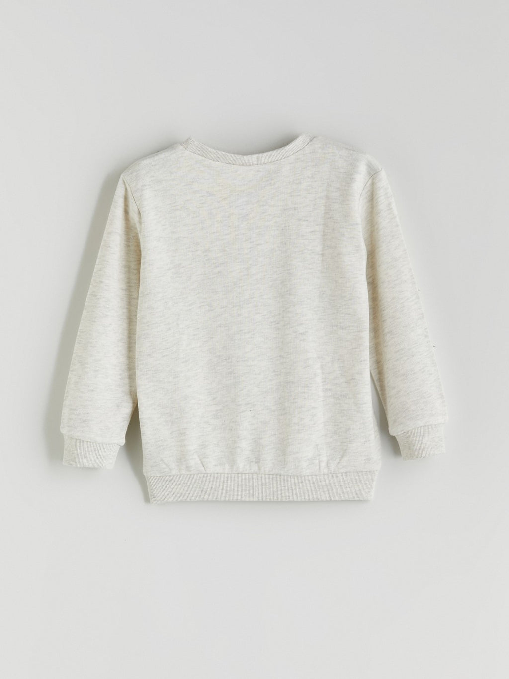 LCW Kids White Crew Neck Boys Sweatshirt