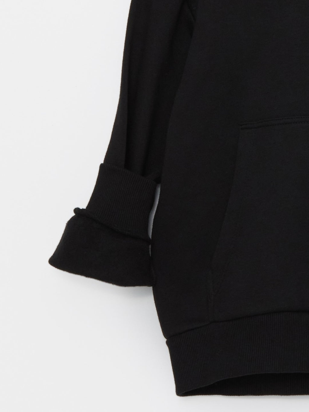 LCW Kids Hooded Plain Boys Thick Sweatshirt