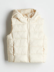 LCW Kids Green Hooded Girls Puffer Vest