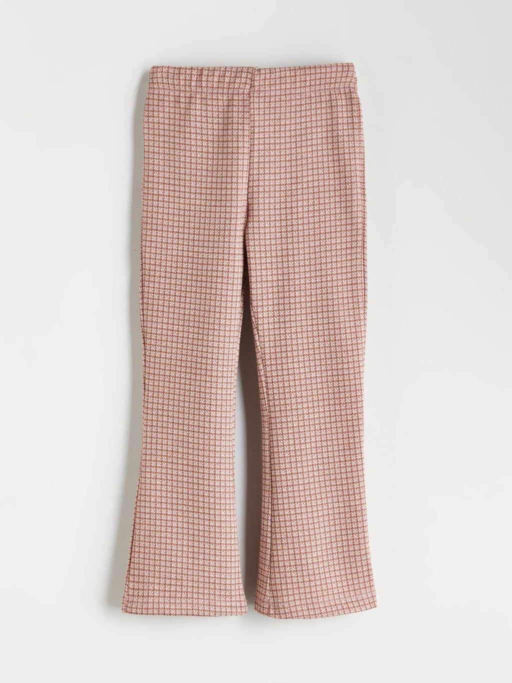 LCW Kids Brown Elastic Waist Bell-Bottomed Girls Leggings