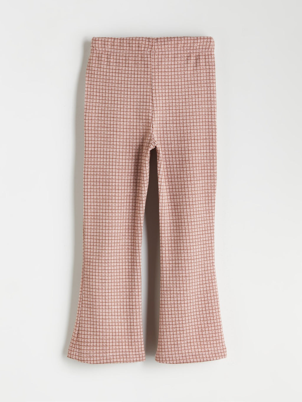 LCW Kids Brown Elastic Waist Bell-Bottomed Girls Leggings