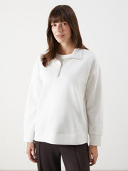 LCW Comfort Funnel Neck Women Sweatshirt