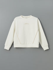 LCW Kids Crew Neck Girls Sweatshirt And Leggings