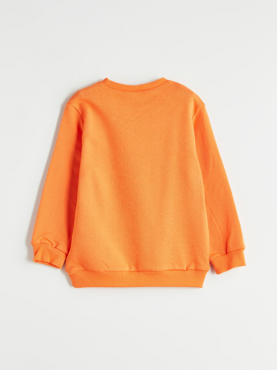 LCW Kids Orange Crew Neck Printed Boys Sweatshirt 2-Pack