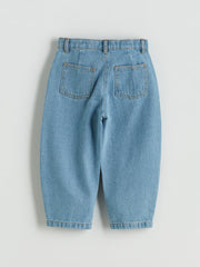 LCW Kids Relaxed Fit Floral Embroidered Girls Jeans