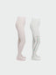 LCW Kids Ecru Girls Tights 2-Pack