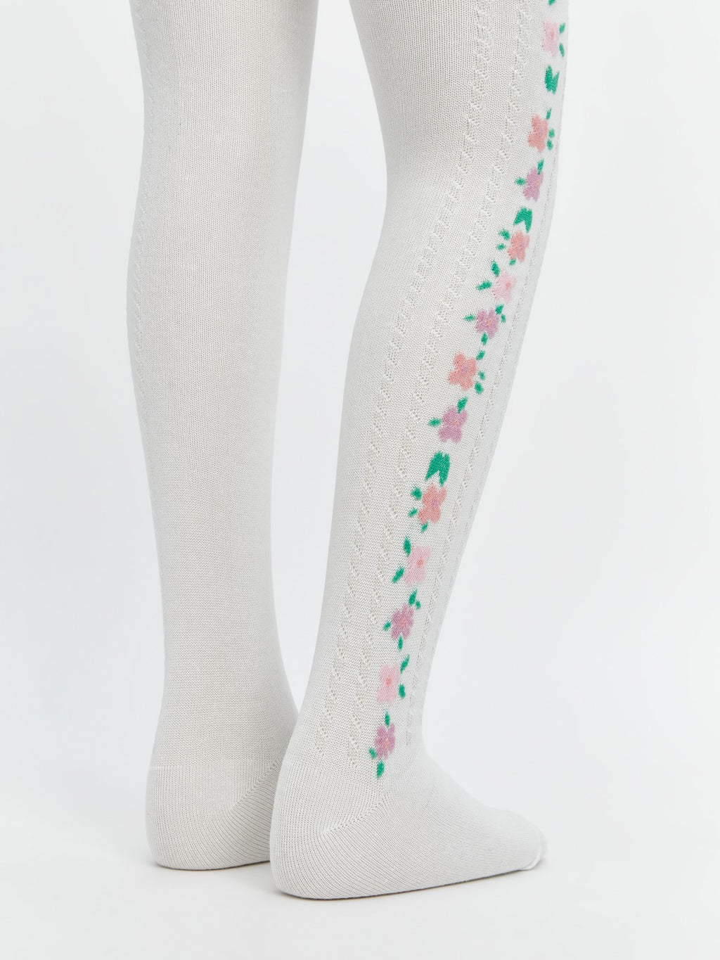 LCW Kids Ecru Girls Tights 2-Pack