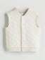 LCW Baby Ecru College Collar Quilted Baby Boy Vest