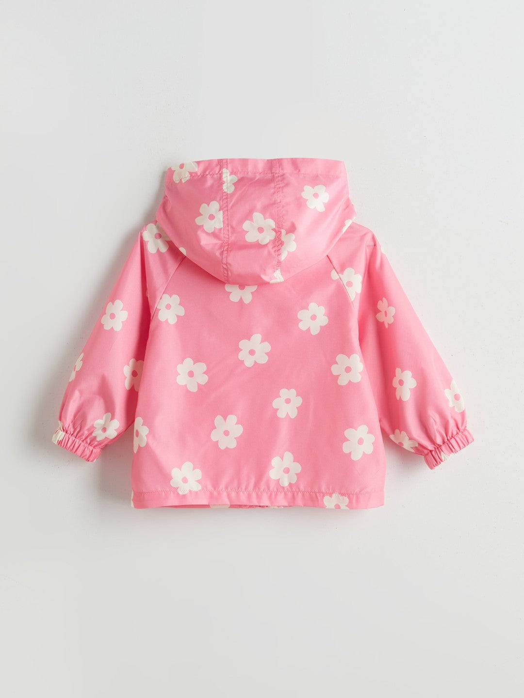 LCW Kids Pink Hooded Girl Raincoat