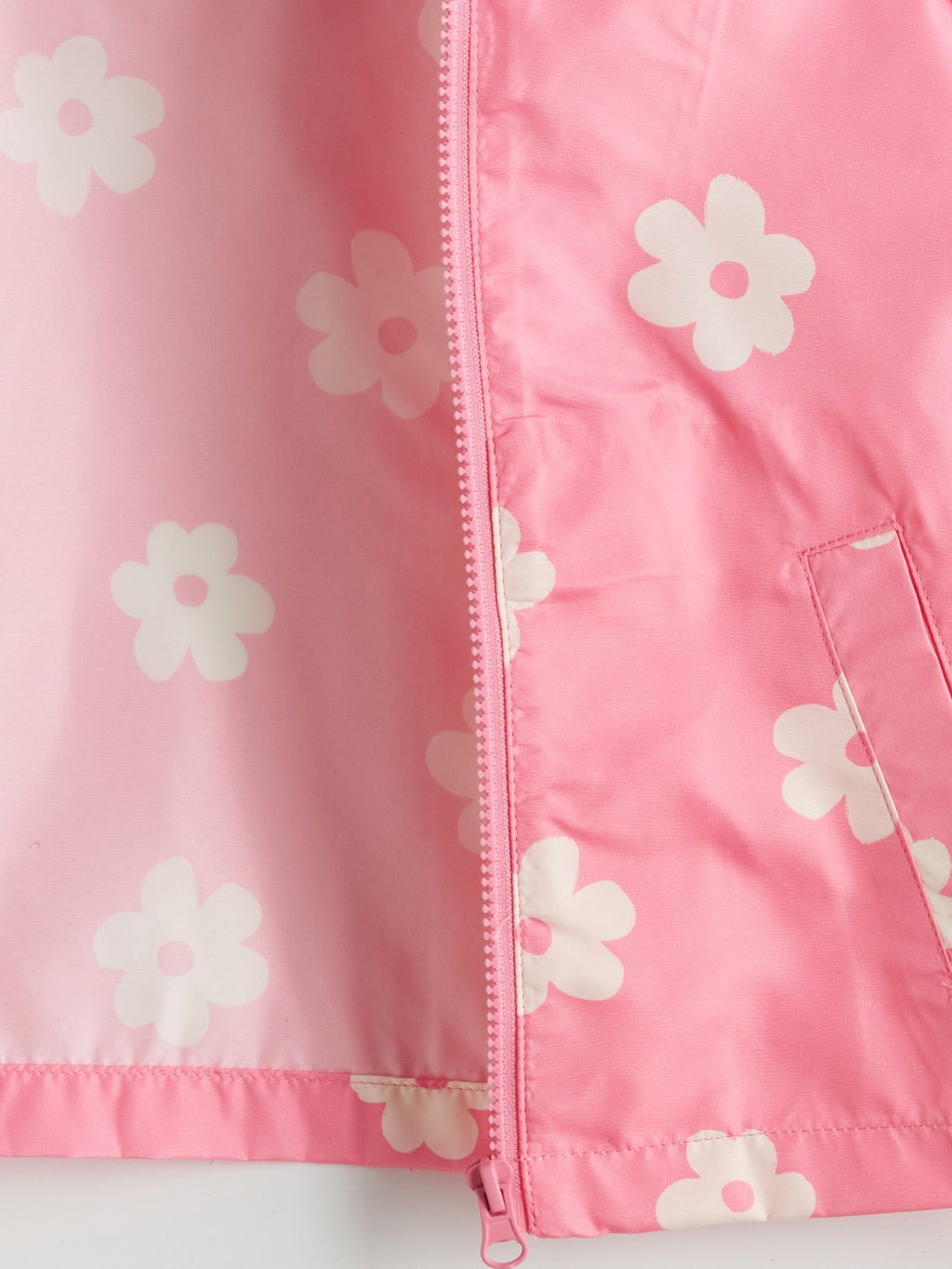 LCW Kids Pink Hooded Girl Raincoat