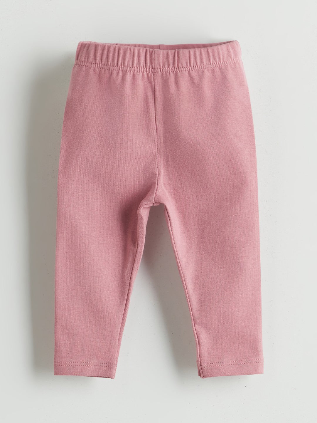 LCW Baby Ecru Crew Neck Baby Girl Blouse And Tights 2-Pack