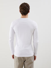 LCW Classic Black Crew Neck Basic Long Sleeve Men T-Shirt