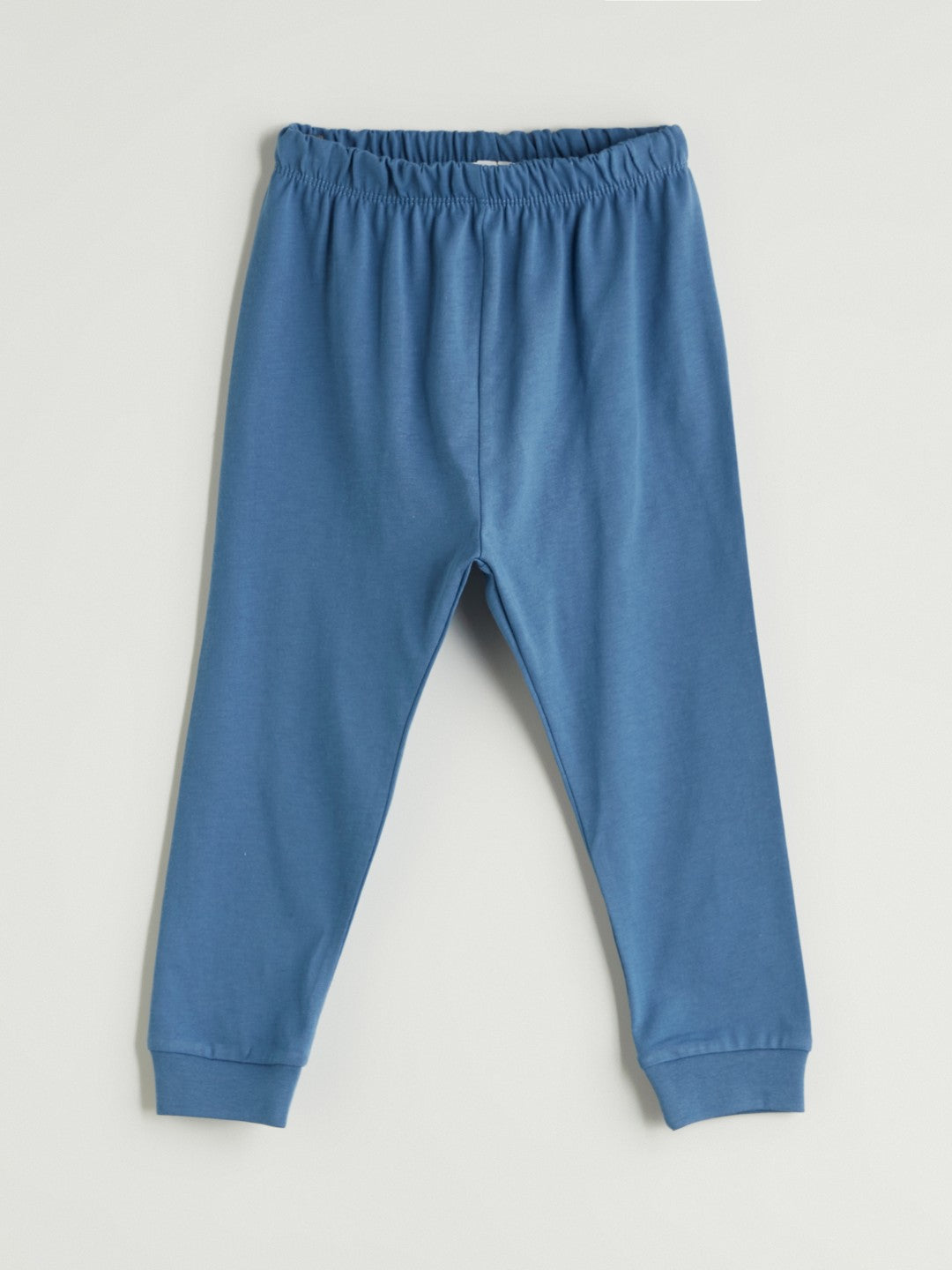 LCW Baby Beige Crew Neck Baby Boy Pajama Set