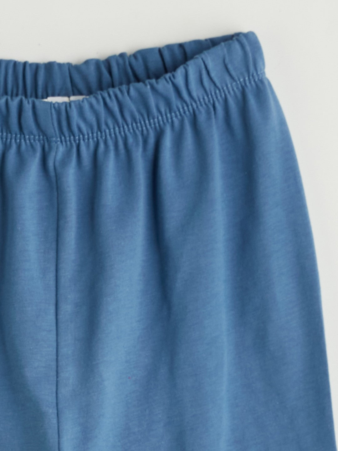 LCW Baby Beige Crew Neck Baby Boy Pajama Set