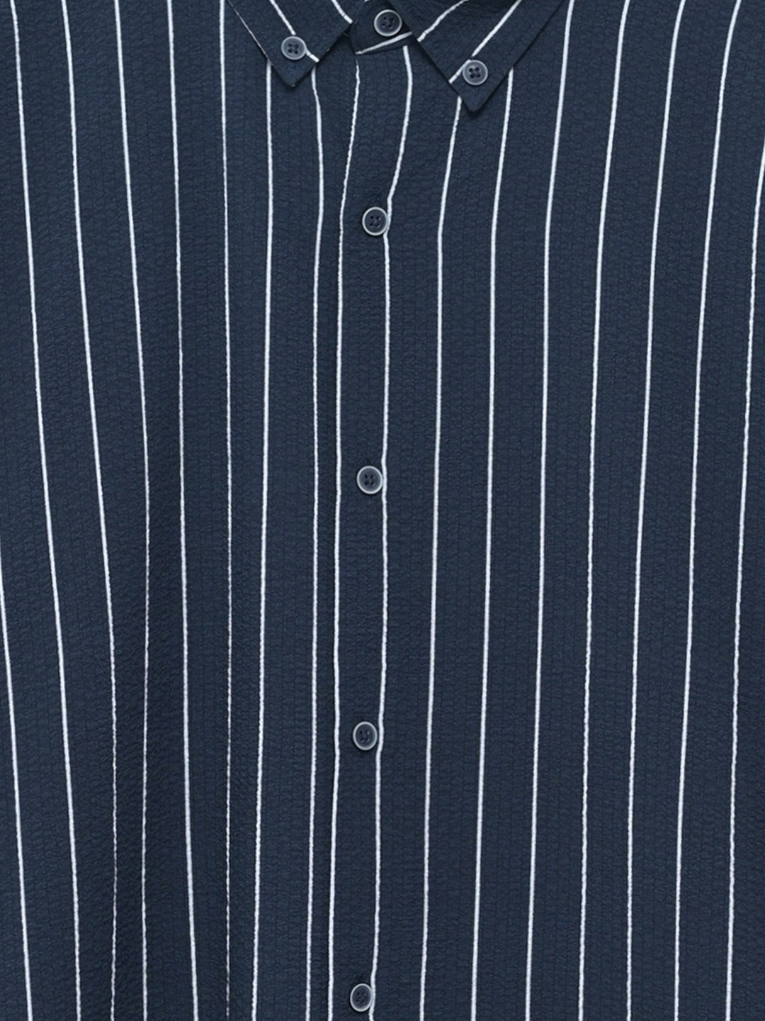 LCW Vision Slim Fit Long Sleeve Striped Men Shirt