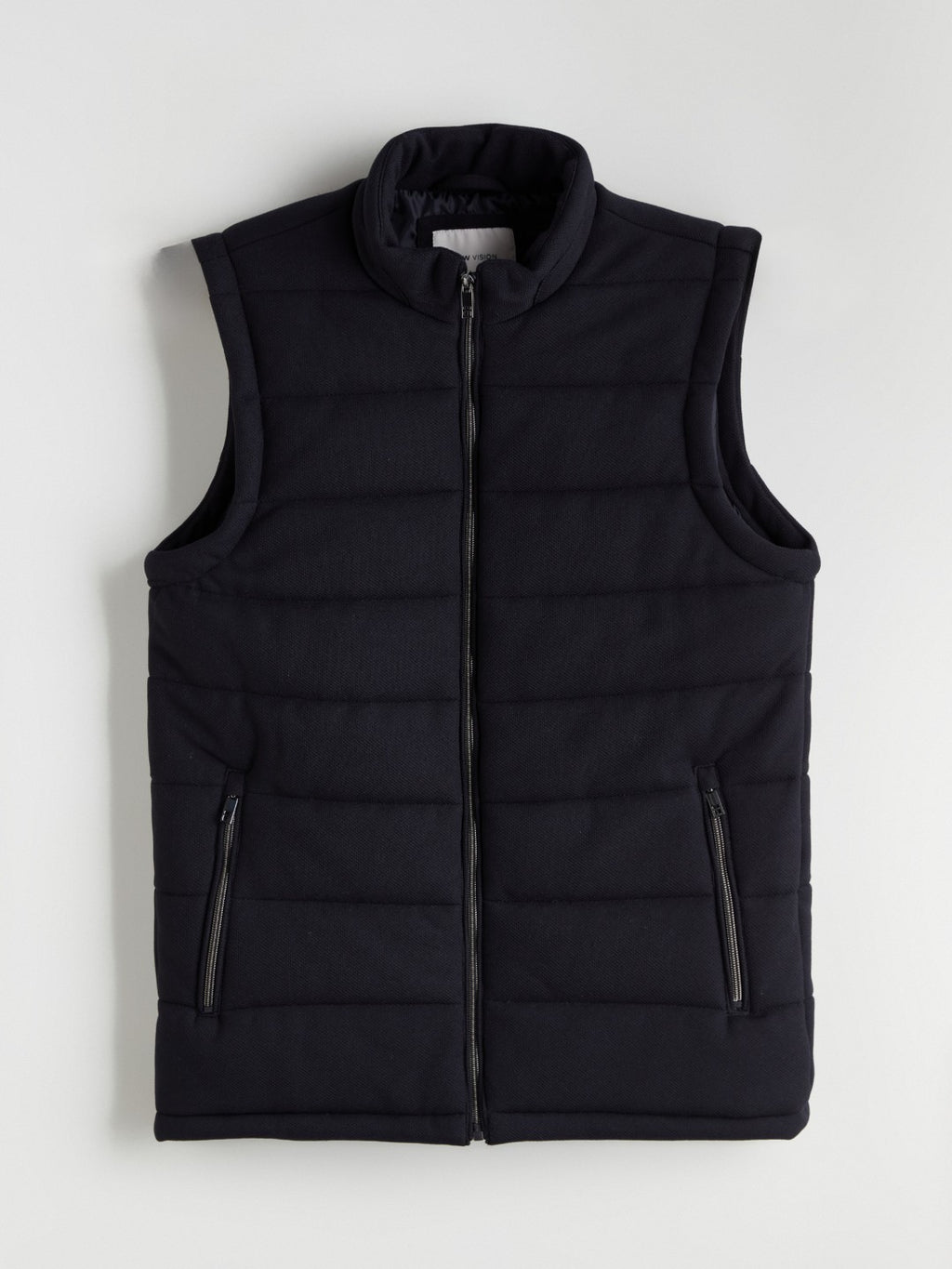 LCW Vision Navy Blue Slim Fit Stand Collar Men Puffer Vest
