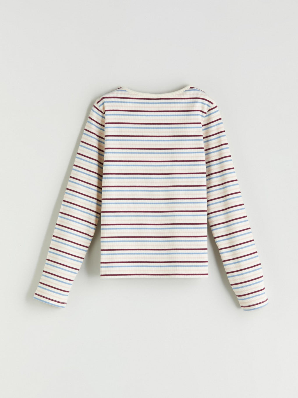 LCW Kids Mixed Crew Neck Striped Girls T-Shirt