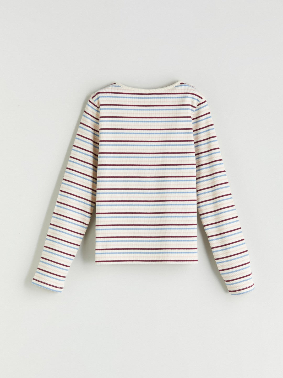 LCW Kids Mixed Crew Neck Striped Girls T-Shirt