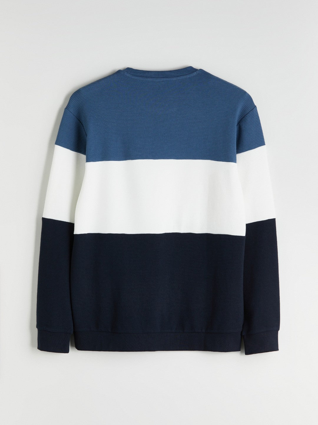 LCW Vision Crew Neck Color Block Men Sweatshirt