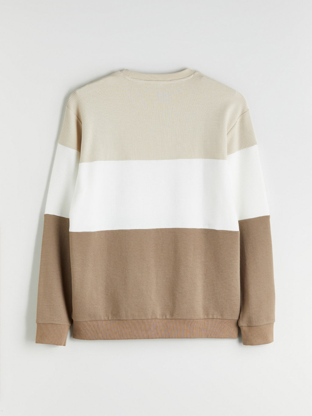 LCW Vision Crew Neck Color Block Men Sweatshirt