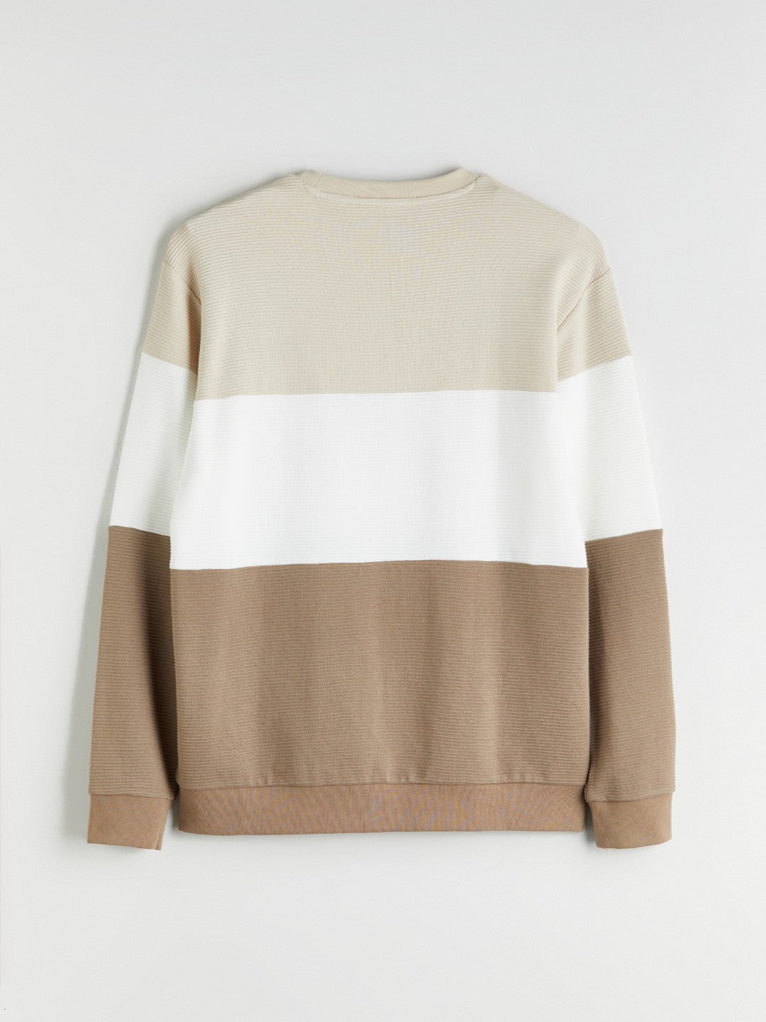 LCW Vision Crew Neck Color Block Men Sweatshirt